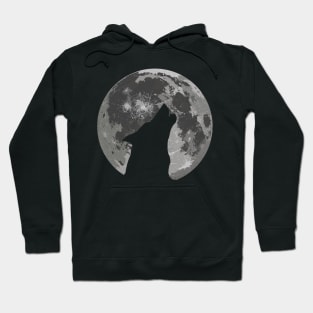 Howling Moon Wolf Hoodie